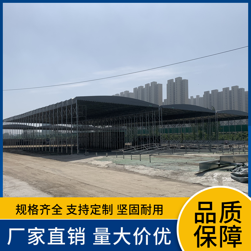 濟南蓋世物流園物流防雨棚安裝案例
